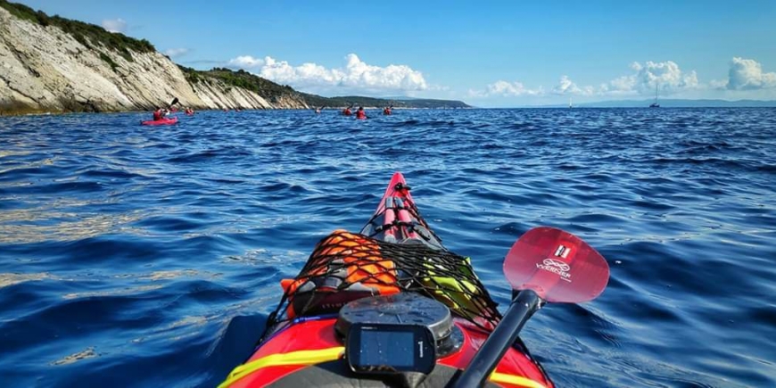 Packing gear for sea kayak trip in Croatia - AndAdventure