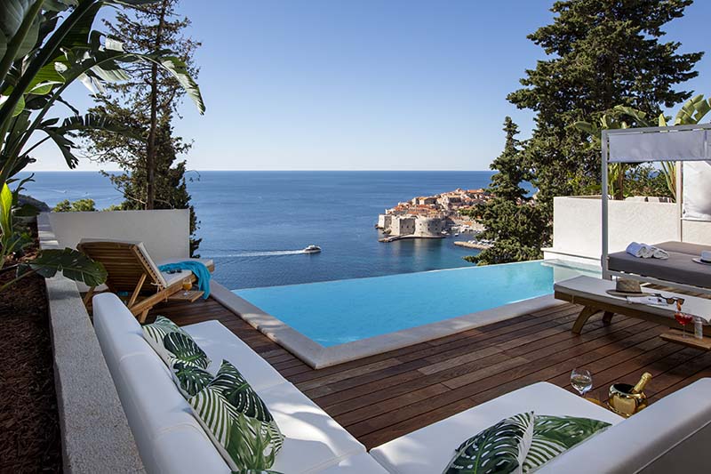 Dubrovnik, Croatia - Beautiful Private Villa Accommodation Overlooking Infinity Pool & Adriatic Sea - AndAdventure Croatia